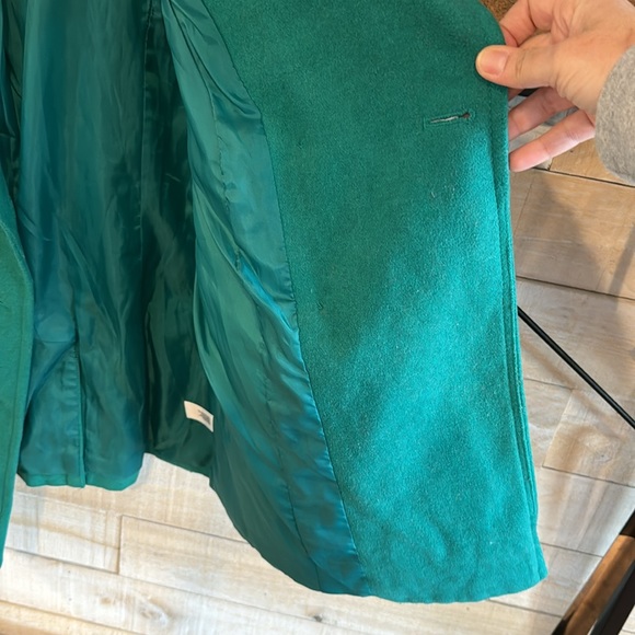 🍀Old Navy Green medium pea coat- St Patrick’s Day!🍀 - Picture 4 of 5